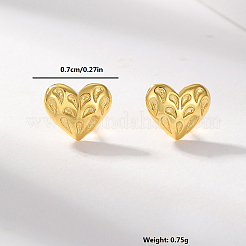 Изящные минималистичные серебряные серьги в форме сердца для женщин LU2165-2