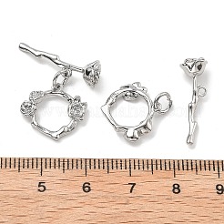 Латуни Переключить застежками&nbsp;X-KK-B129-20P