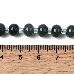 Натуральные бусины из мьянманского жадеита&nbsp;G-F822-B01-02