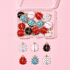 24шт 5 стиля подвески из сплава с эмалью&nbsp;ENAM-FS0002-94