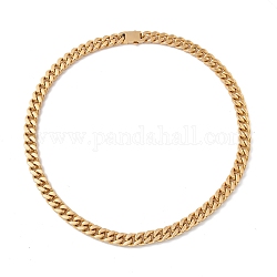 Ионное покрытие (ip) 304 цепочка из нержавеющей стали для женщин, золотые, ссылка: 15x12x3.5 mm, 23.62 дюйм (60 см)