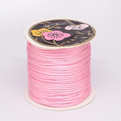 Hilo de nylon, rosa, 2mm, aproximadamente 25.15 yarda (23 m) / rollo.