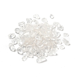 Perlas de cristal de cuarzo natural, cristal de roca, sin agujero/sin perforar, chip, 1~13x1~9x0.5~6mm, aproximamente 7000 PC / kg