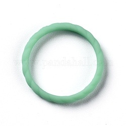 Anillos de silicona,  torcedura, verde mar oscuro, diámetro interior: 18 mm