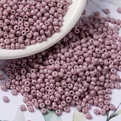 Miyuki runde Rocailles Perlen, japanische Saatperlen, (rr599) undurchsichtiger antiker Rosenglanz, 8/0, 3 mm, Bohrung: 1 mm, ca. 422~455 Stk. / 10 g