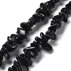 Natural Tourmaline Beads Strands, Chip, 1~8x5~17x5~8mm, Hole: 0.9~1mm, 30.31~31.50''(77~80cm)