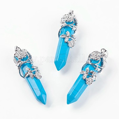 Подвески из натурального и синтетического смешанного камня G-A172-16-1