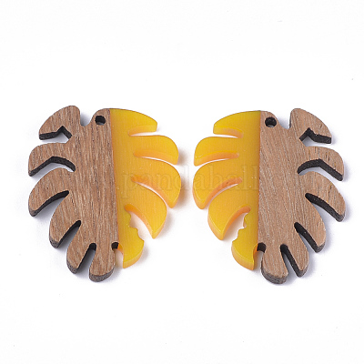 Подвески из смолы и ореха RESI-S358-57C-1