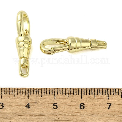 Chiusure moschettone in ottone&nbsp;KK-B089-25G-1