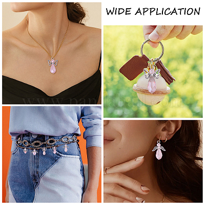 60 шт. 5 стиля тибетский стиль сплав бабочка бусина и АБС пластик жемчуг и стеклянные подвески PALLOY-CA00015-1