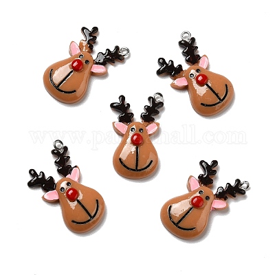 Подвески из непрозрачной смолы RESI-D055-008P-1