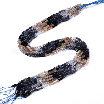 Природных драгоценных камней смешанного бисер нитей G-D080-A01-02-38-1