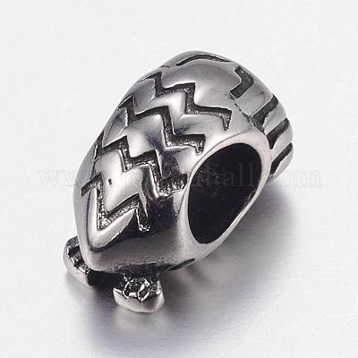 Европейские бусины из нержавеющей стали 304 STAS-P173-078AS-1