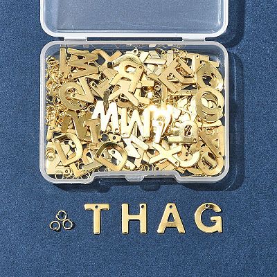 104 шт. 26 стиля буквы a~z 304 нержавеющая сталь буквы алфавита подвески STAS-FS0001-66-1