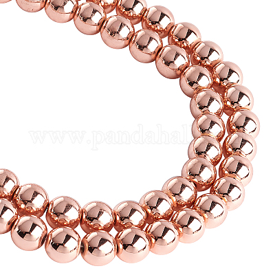 2 нить гальванизированных немагнитных синтетических гематитовых бусин G-OC0002-23A-1