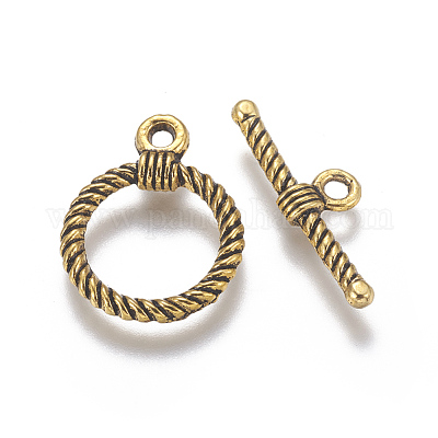 Застежка тоггл из сплава PALLOY-F178-01AG-1