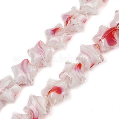 Ручной работы тысячецветник стеклянные бусины нитки LAMP-H067-01B-1