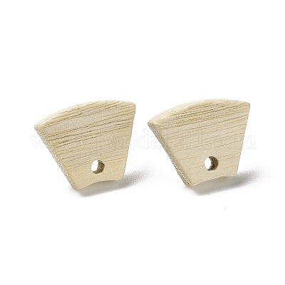 Фурнитура для серег из ясеня EJEW-N017-011H-1