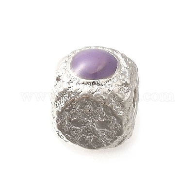 925 бусина из стерлингового серебра с эмалью STER-L066-05S-04-1