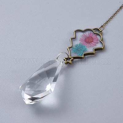 Хрустальная люстра призмы AJEW-G025-D05-1