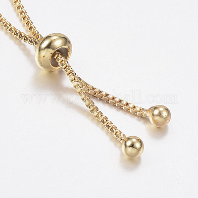 Регулируемые латунные браслеты-слайдеры из циркония BJEW-F302-21G-1