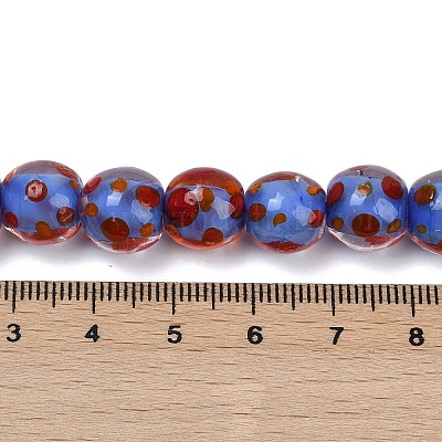 Нити ламвордских бусин ручной работы LAMP-P069-01A-02-1