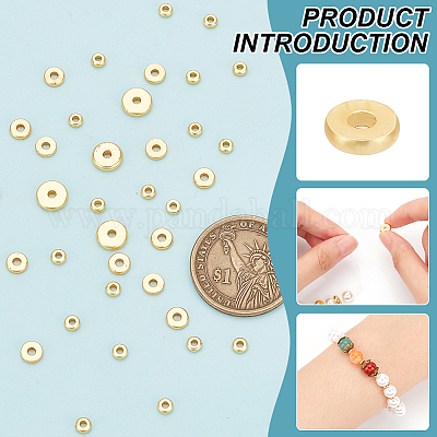 60шт 3 яруса латунных бусин KK-BC0012-30-1