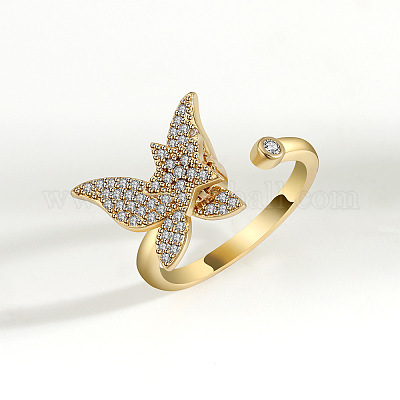 Вращающиеся манжеты из латуни с микропаве из кубического циркония для женщин FS-WG7CCCF-03-1