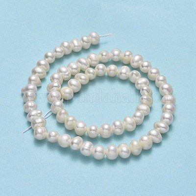 Нити из натурального культивированного пресноводного жемчуга PEAR-F018-17B-01-X-1