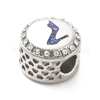 Европейские бусины из нержавеющей стали 304 STAS-D180-15P-1