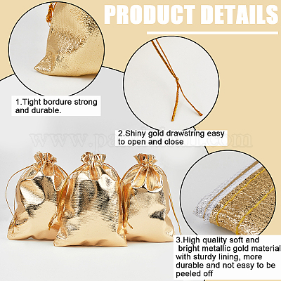 60 шт. мешочки из органзы с завязками OP-BBC0001-01E-1