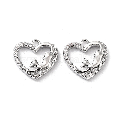 Стойки обшивки латунь микро проложить Циркон подвеску KK-K333-92P-1