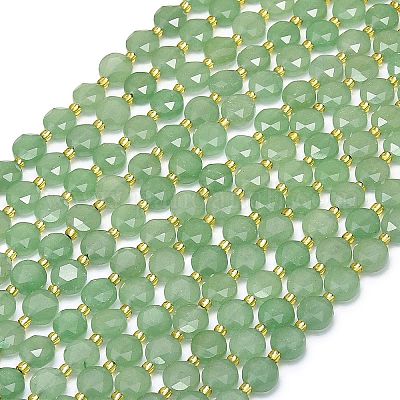Естественный зеленый авантюрин бисер нитей G-C116-A37-02-1