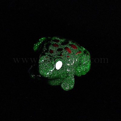 Украшения для выставки лягушек из светящейся смолы RESI-WH20018-001A-1