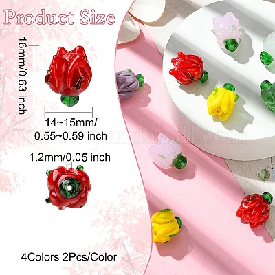 Бусины лэмпворк &nbsp;LAMP-CJ0002-04-1