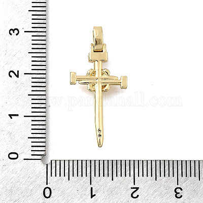 Латунные микро проложить кубического циркония подвески KK-P336-29G-1