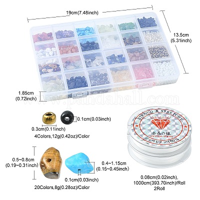 Набор для изготовления браслета из драгоценных камней своими руками DIY-FS0003-64-1