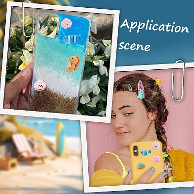 64 шт. 8 стиля кабошонов из непрозрачной смолы в виде морских животных CRES-SC0002-63-1