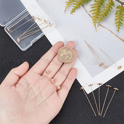 Shop BENECREAT DIY Earring Making Kit -8Pcs 18K Gold Plated Brass