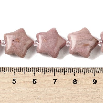 Природные родонит бисер нитей G-NH0005-031-1