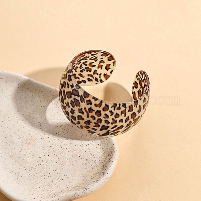 Акриловые открытые манжеты для женщин RJEW-R020-01-1