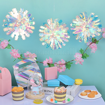 Украшения с подвесками в виде снежинок для домашних животных AJEW-WH20020-014A-1