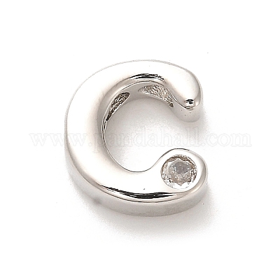 Стойки обшивки латунь кубического циркония бусы KK-L210-008P-C-1