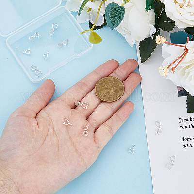 12 шт. 3 стиля 925 подвески из стерлингового серебра STER-DC0001-12-1