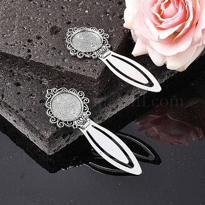 Тибетском стиле сеттинги закладки кабошон&nbsp;LS-X-TIBE-S157-AS-NR-1