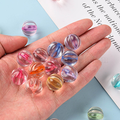 Прозрачные акриловые бусины TACR-S154-19A-1