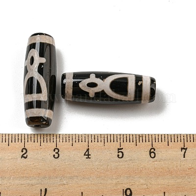 Тибетского стиля DZI бисер нитей G-P526-B15-1