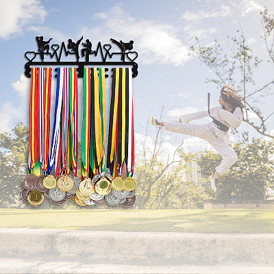 Porte-médaille de fer support mural d'affichage&nbsp;ODIS-WH0021-841-1
