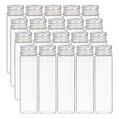 100 ml Clear Glass Flask Bottles (Bulk), Caps Not Included