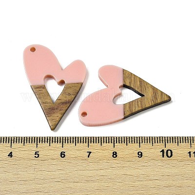 Подвески из смолы и ореха WOOD-I013-08A-1